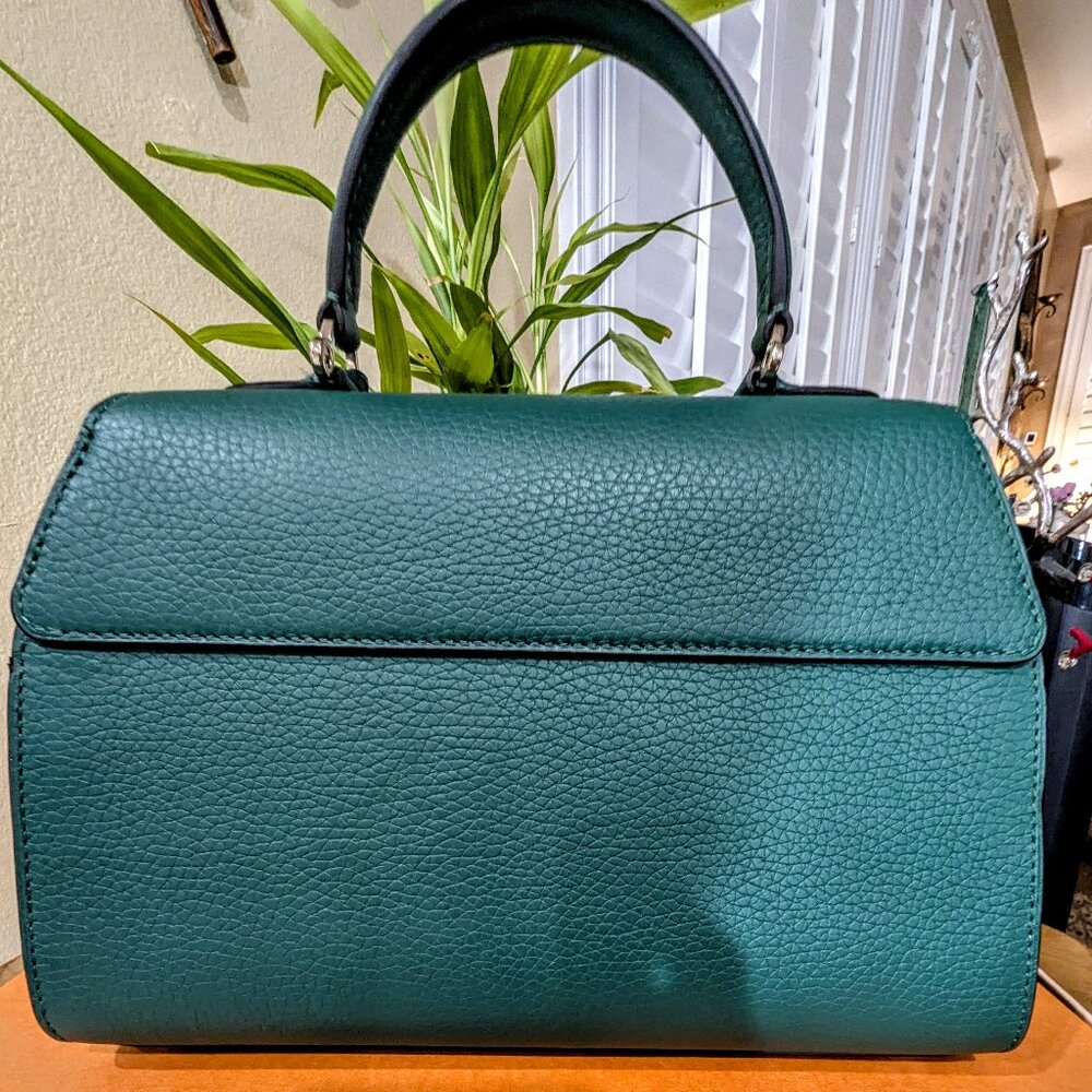 Moynat Rejane Taurrilon leather bag - size PM - Picture 2 of 11